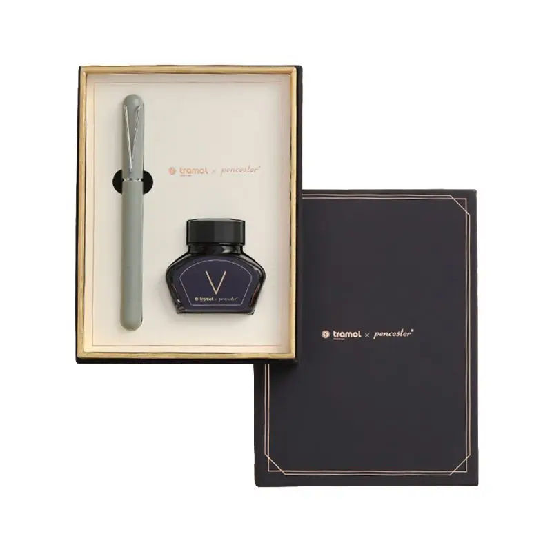 

Exquisite Business Fountain Pen Signature Calligraphy with 30ml Ink Gift Box Set