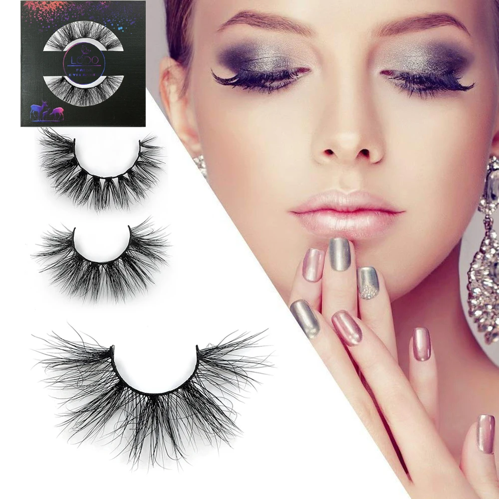 Новые 3D норковые ресницы накладные супер пушистые многоразовые