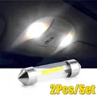 2X 31 мм 36 мм 39 мм 41 мм автомобильная светодиодная купольная гирлянда, световой индикатор, лампа для чтения карты, номерного знака, 12 В постоянного тока, белый свет для салона автомобиля