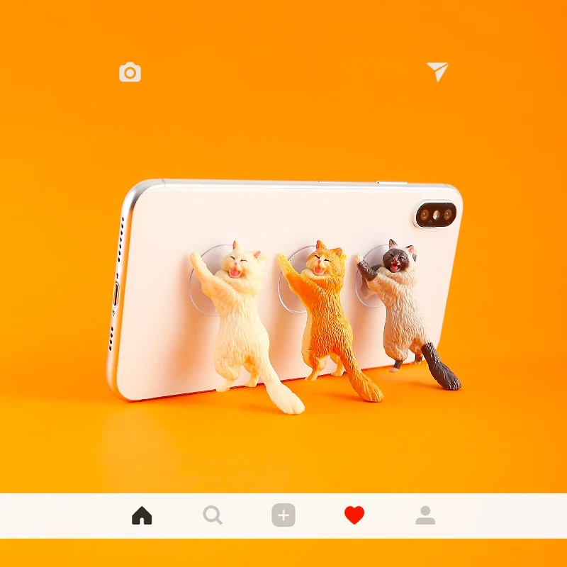 Миленькие в японском стиле (Каваий) красивые кота держатель для телефона