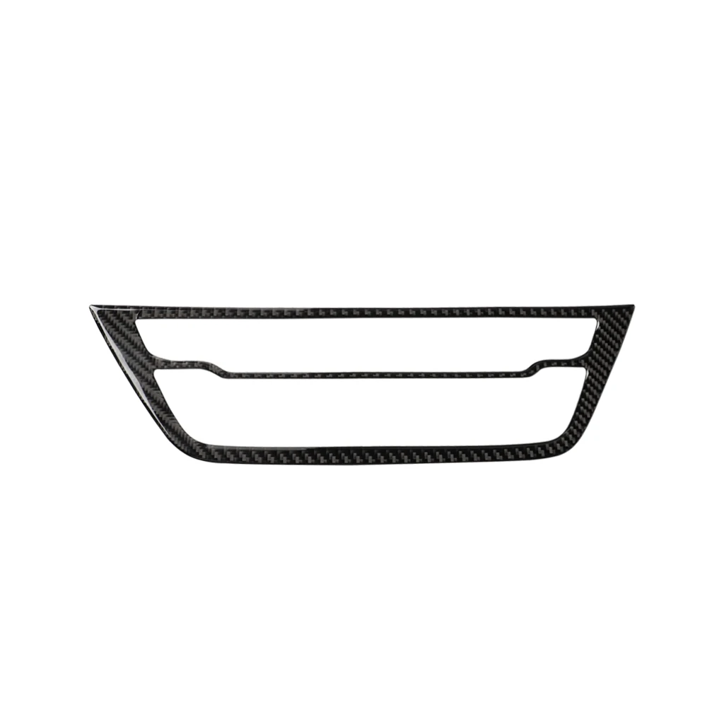 

Genuine Carbon Fiber Car Interior Center Console CD Frame Cover Trim sticker Fit For BMW 5 Series G38 528li 530li 540li 2018