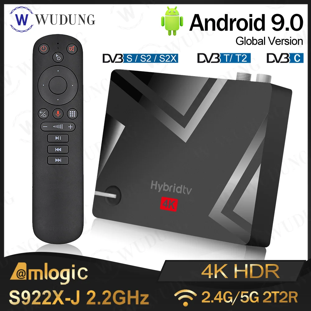 MECOOL K5 Smart TV Box DVB S2/T2 Amlogic S905X3 Android 9.0 2.4G 5G WIFI LAN 10/100M BT 4.1 2GB 16GB High PerformanceSet Top BOX |