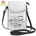 Сумка на плечо Nct 2018 лет, кожаная сумка, женские сумки с принтом для подростков, многофункциональная женская маленькая сумка через плечо высокого качества