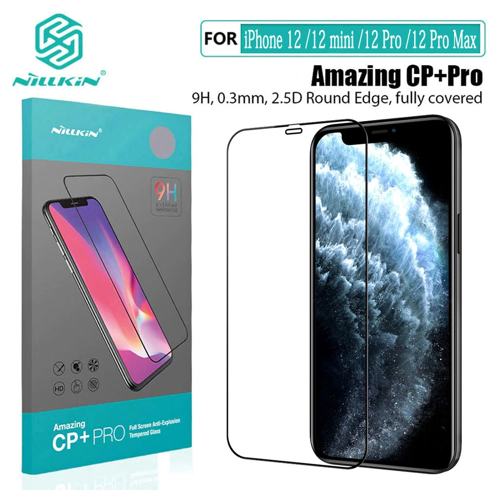 Для iPhone 12 Pro Max Защитные пленки для экрана NILLKIN H/H + CP защита из закаленного стекла /