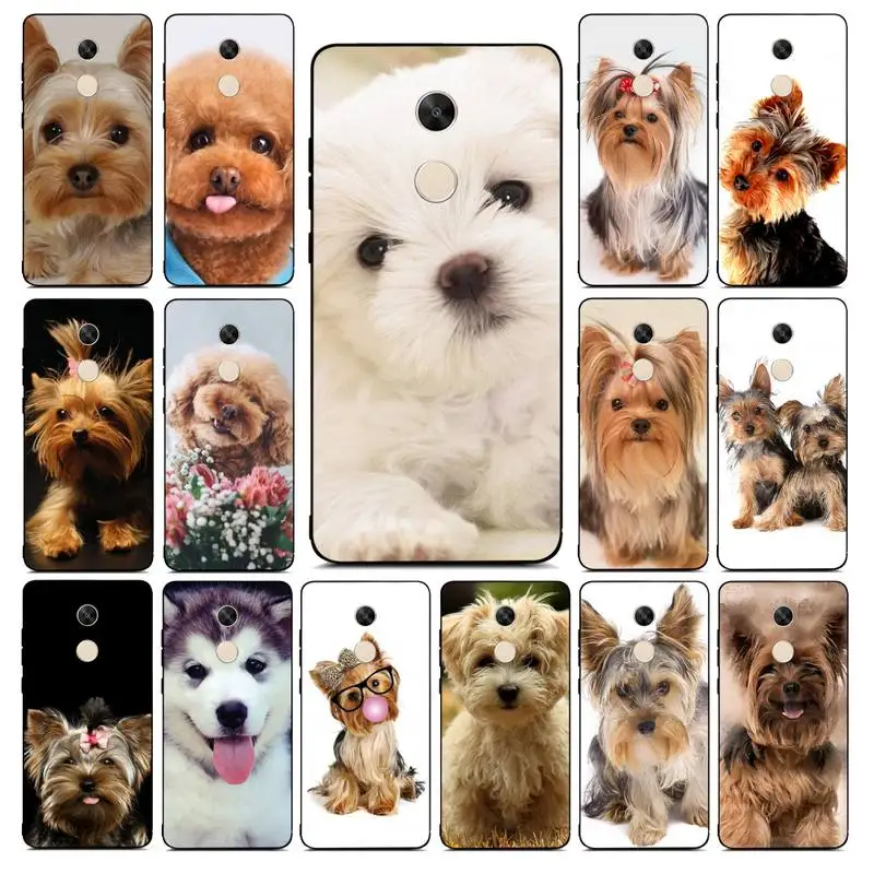 Чехол для телефона LVTLV с изображением собаки йоркширского терьера случай RedMi