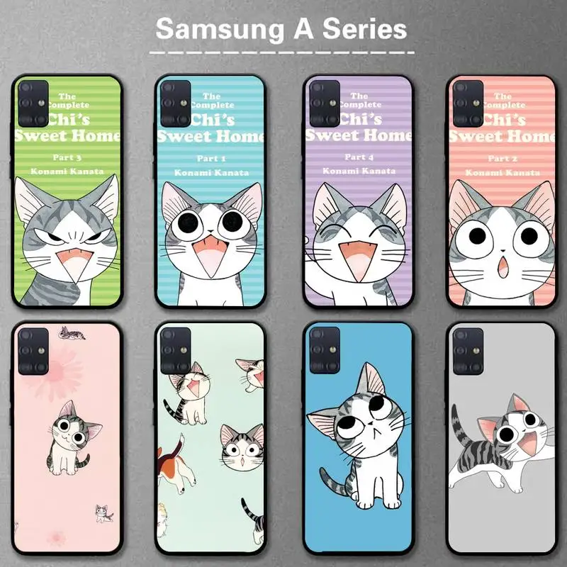 

Chi's Sweet Home Cat Anime Phone Case For Samsung A01 A10 A02 A20 A31 A40 A50 S A52 A51 A70 A71 A80 A91 Cover Fundas Coque