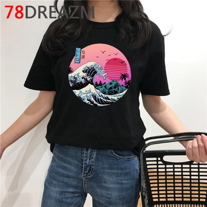 Мужская футболка Vaporwave летняя в стиле Харадзюку с забавной графикой большие