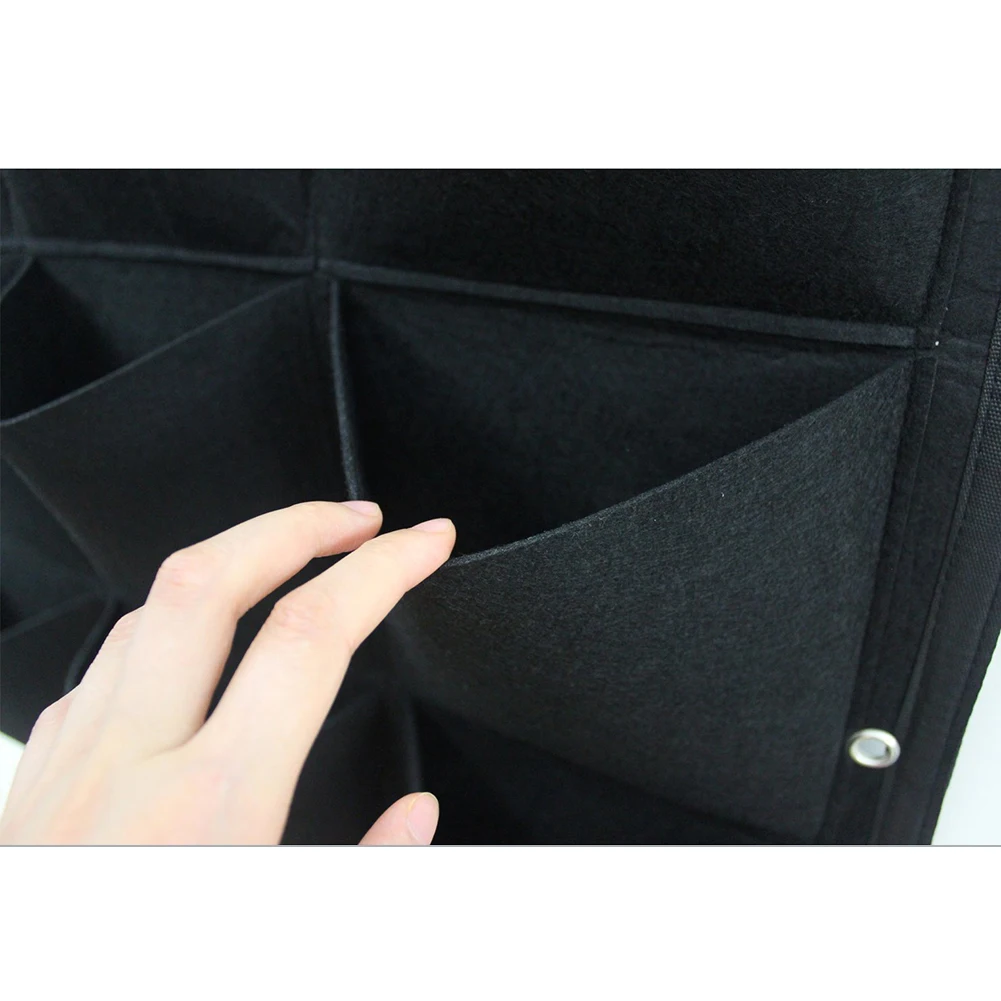 

Black 36 Bags Flat Bottom 1*1M Wall Wall Hanging Bag Planting Bag Hanging Vegetable Bag