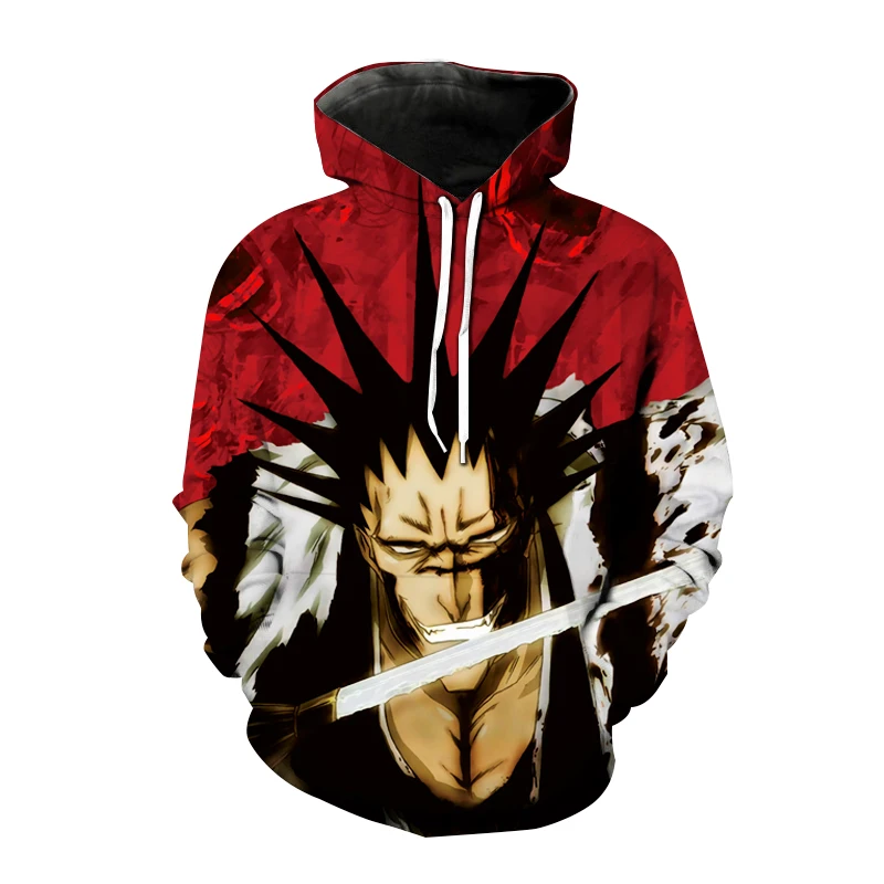

2021Anime Bleach 3D Print Hoodies Men Women Fashion Hooded Sweatshirt Pullover Hoodie Harajuku Hip Hop Streetwear Unisex Hoody C