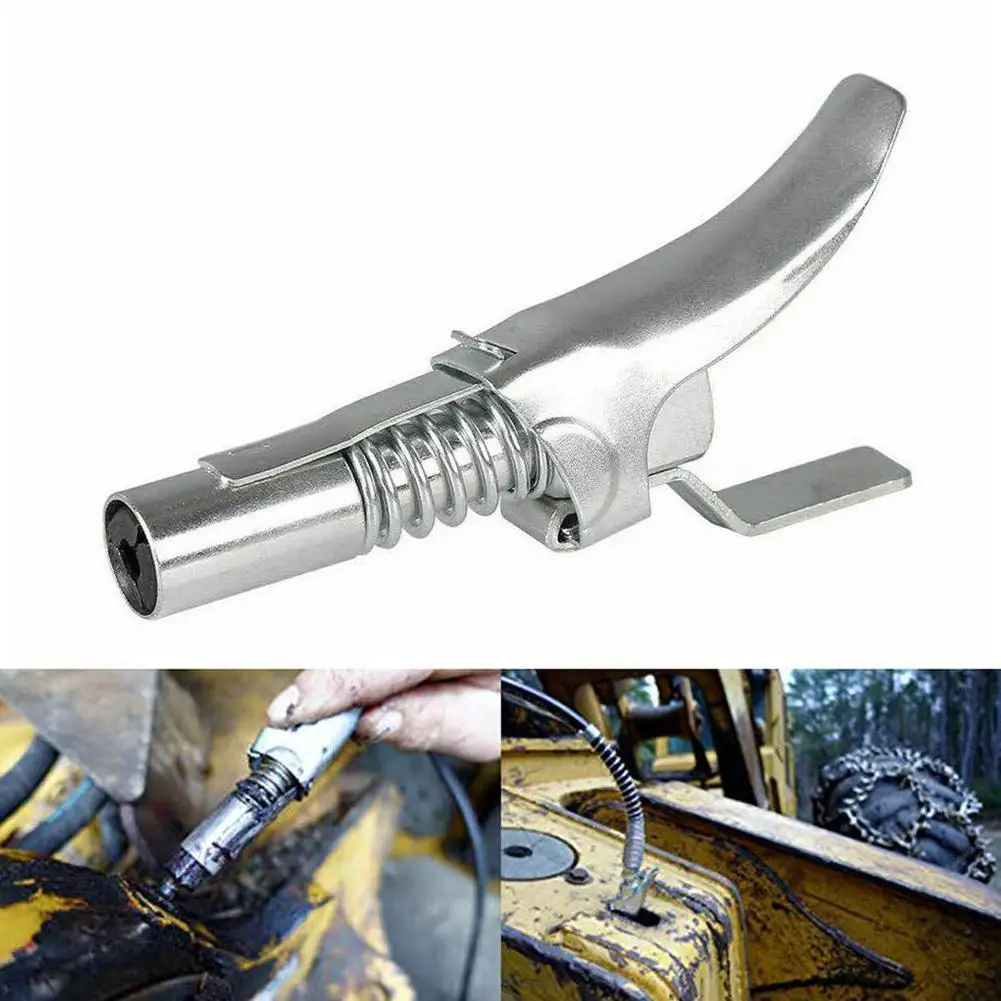 

Locking Clamp Type High Pressure Grease Nozzle Double Handle Grease Gun Flat Self-locking Non-leakage Grease Nipple