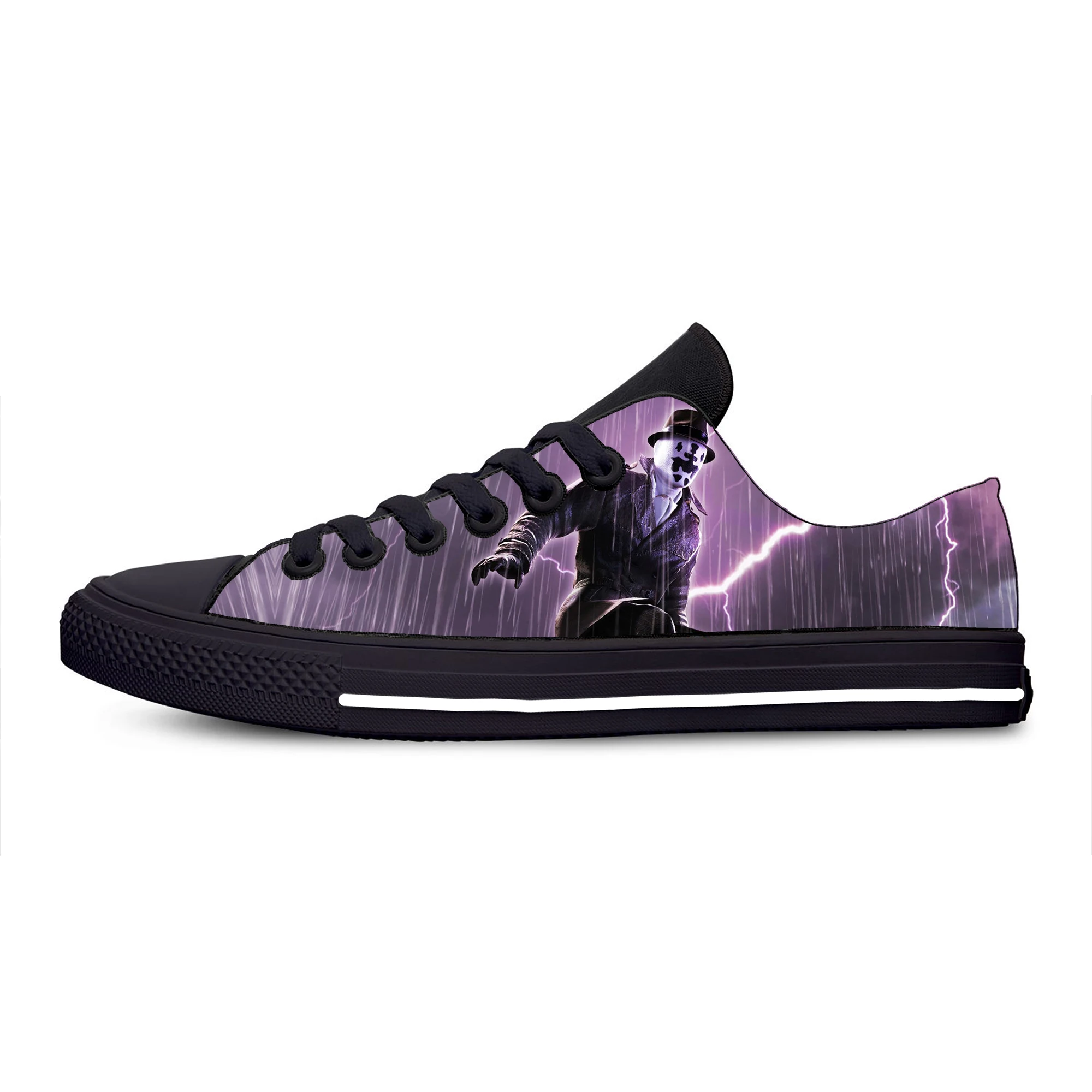 Watchmen Superhero Movie Hot Cool Fashion Casual Canvas Shoes Lace Up Breathable Lightweight Sneakers 3D Print For Men Women |