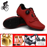 road cycling shoes unisex outdoor sports self locking breathable flat shoes add spd sl pedal ultra light racing bicycle sneakers