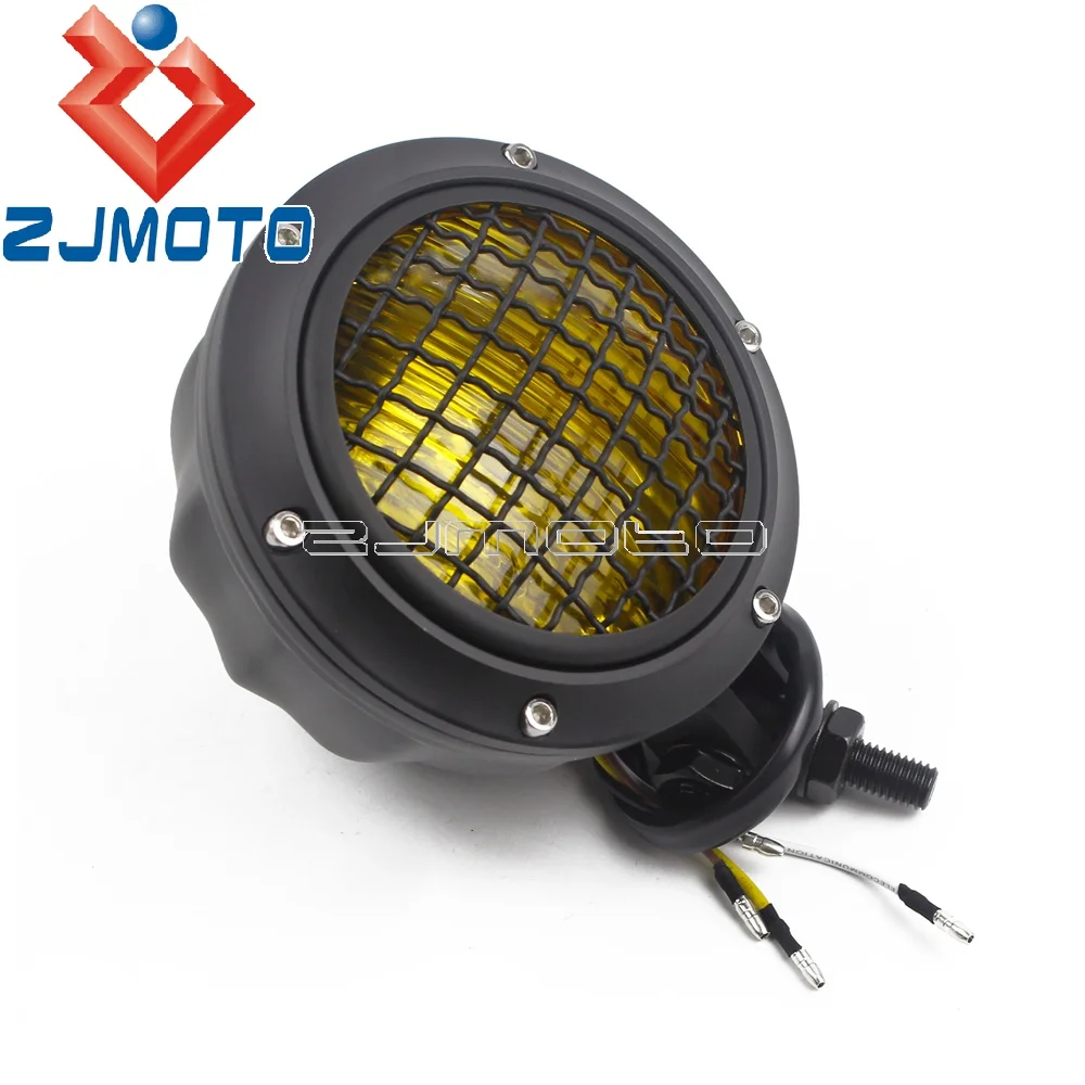 Фара для старого школьного мотоцикла с гранями 4-1/2 дюйма фара Harley Honda Yamaha Suzuki Cafe
