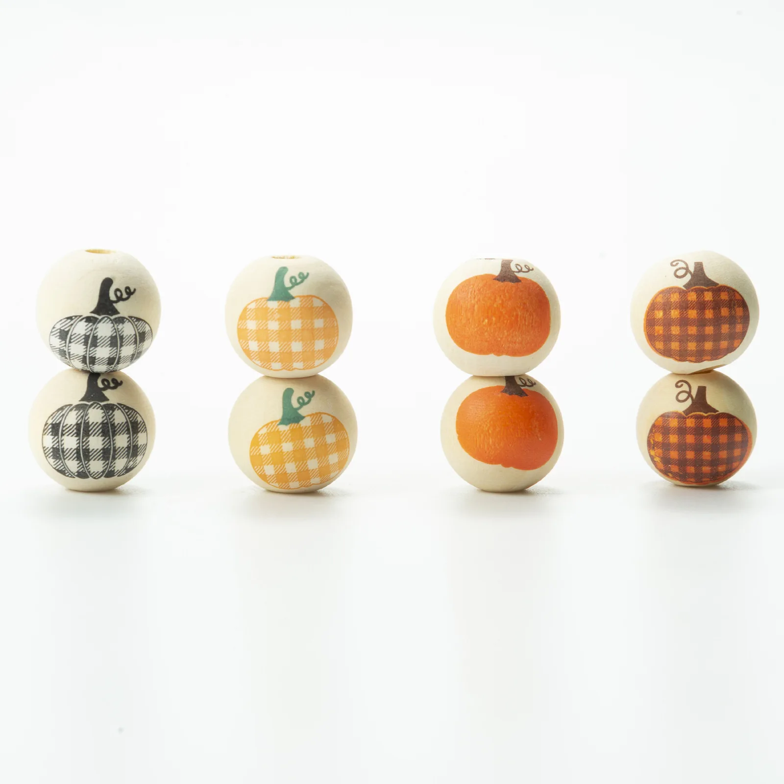 20 шт. деревянные бусины для Хэллоуина