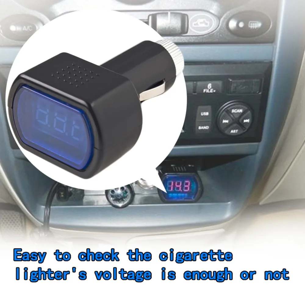 

New DC 12V 24V Car Digital LED Engine Battery Voltage Electric Volt Meter Monitor Indicator Tester Voltmeter hot selling
