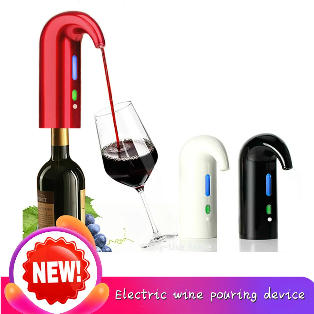 

Portable electric wine pourer, Smart Wine Decanter Automatic Red Wine Pourer Aerator Decanter Dispenser Wine Tools Bar Accessori