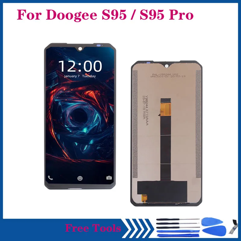 

6.3" Original Display For Doogee S95 Pro LCD Display Touch Glass panel Screen Digitizer For Doogee S95 Screen repair parts