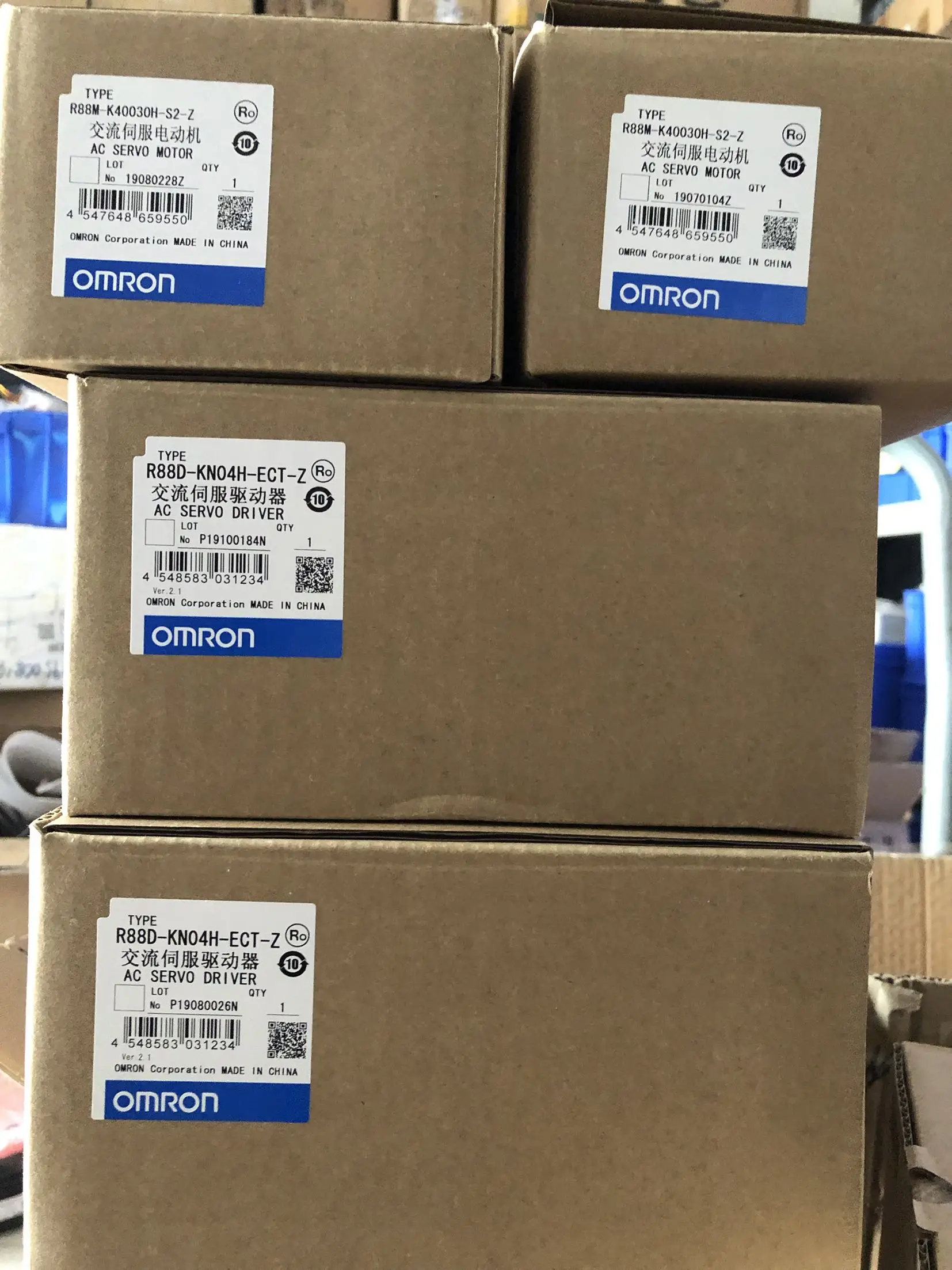 Omron сервопривод R88D KN04H ECT Z Новый|Запчасти для деревообрабатывающих станков| |