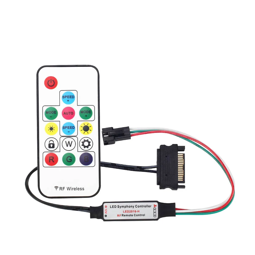 1 комплект шт 60 светодиодов DC12V Светодиодная лента 2811 WS2811 5050 полноцветная RGB