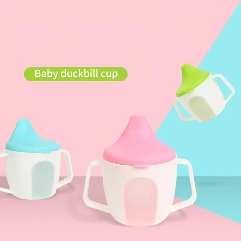 

Бутылочка для воды Duckbill в форме рта, Легкая очистка, ПП, для младенцев, удобная простая детская чашка с ручками, Детская кружка для дома