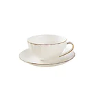 Кофейная чашка из костяной керамики, маленький белый Британский Набор чашек для послеобеденного чая, подарок для пары, украшение для западного ресторана, кружка, блюдо, посуда для напитков