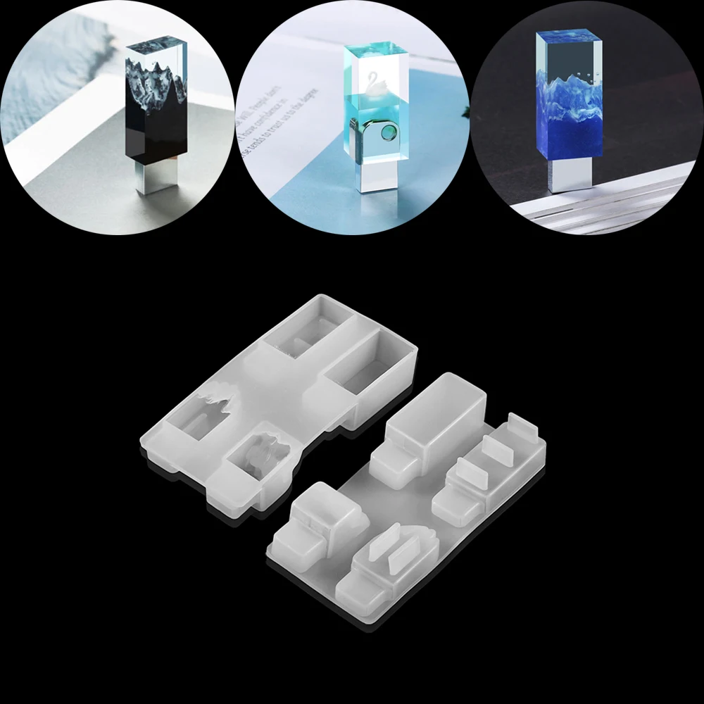 Силиконовые формы для U диска имитация снега гор пиковое хранилище жесткий диск