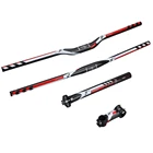 Комплект для горного велосипеда из углеродного волокна, 3 шт., Руль + Вынос + подседельный штырь, детали для горного велосипеда