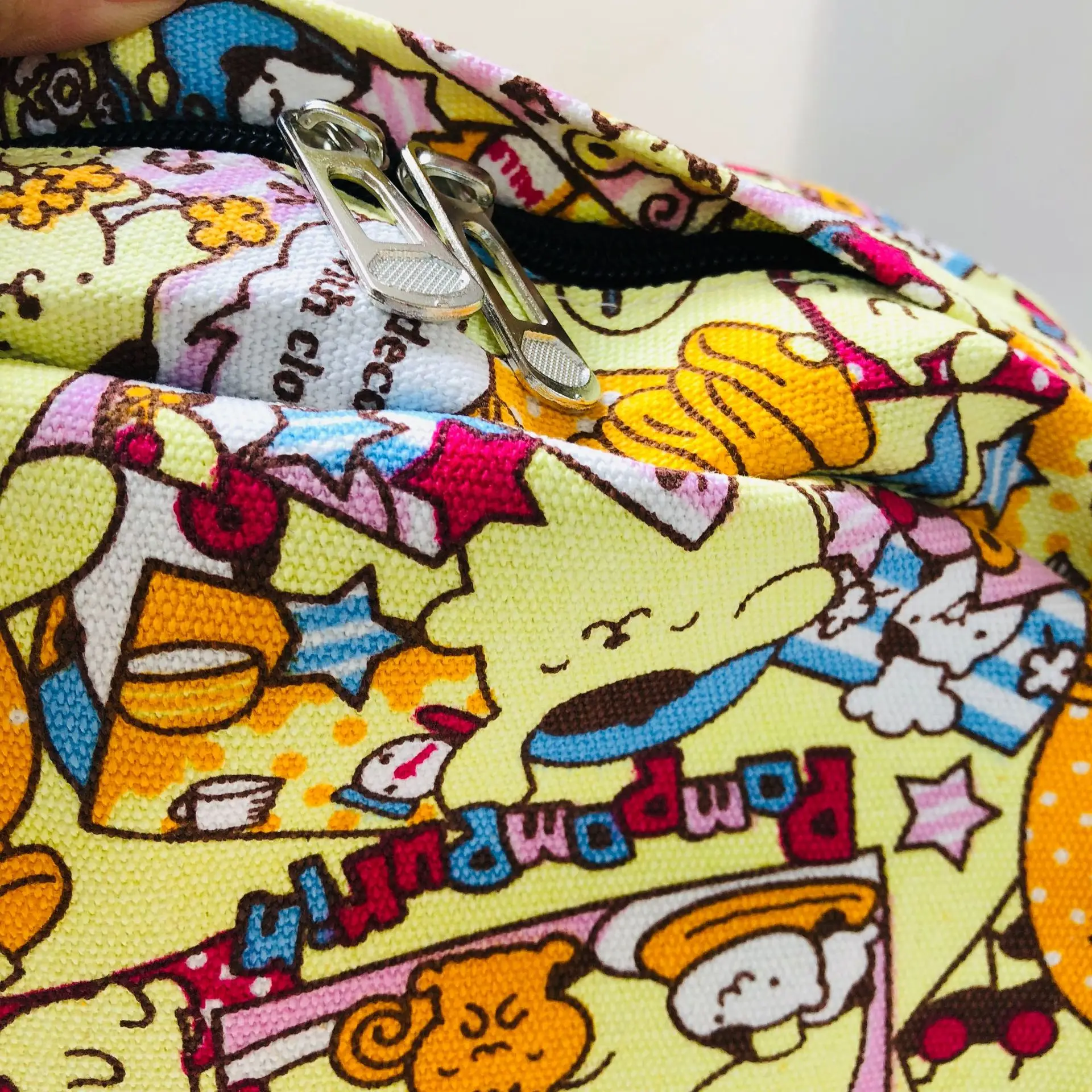 15*29*40 см 450 Марка pom-Pom Purin тапочки в виде персонажа аниме холщовый рюкзак дорожный плюшевая сумка в виде котенка