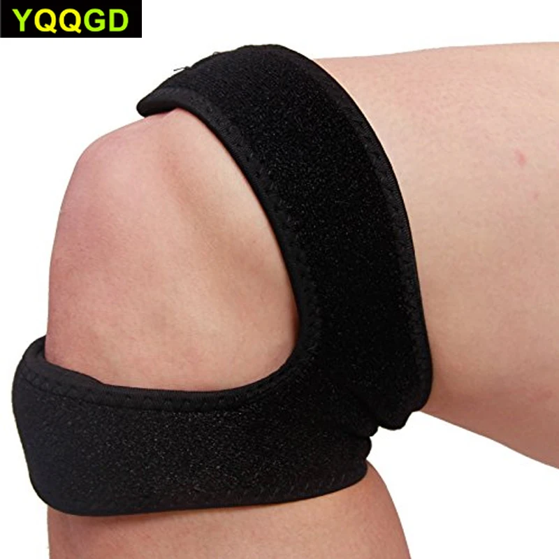 

1Pcs Double Patella Knee Strap Adjustable Neoprene knee brace support for Running, Arthritis, Basketball,Knee Pain Relief