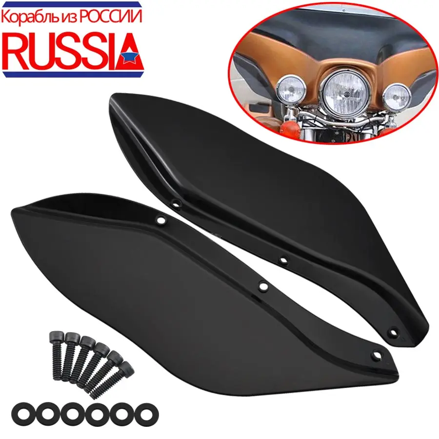 Мотоцикл боabs боковые крылья обтекатель дефлектора для Harley 1996 2013 Touring Electra Street Glide