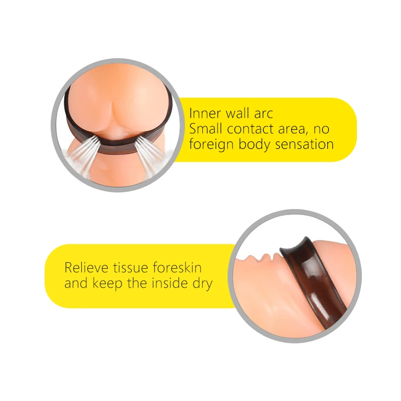 Мужское Силиконовое кольцо на пенис Man Nuo мягкое для мужчин презерватив с