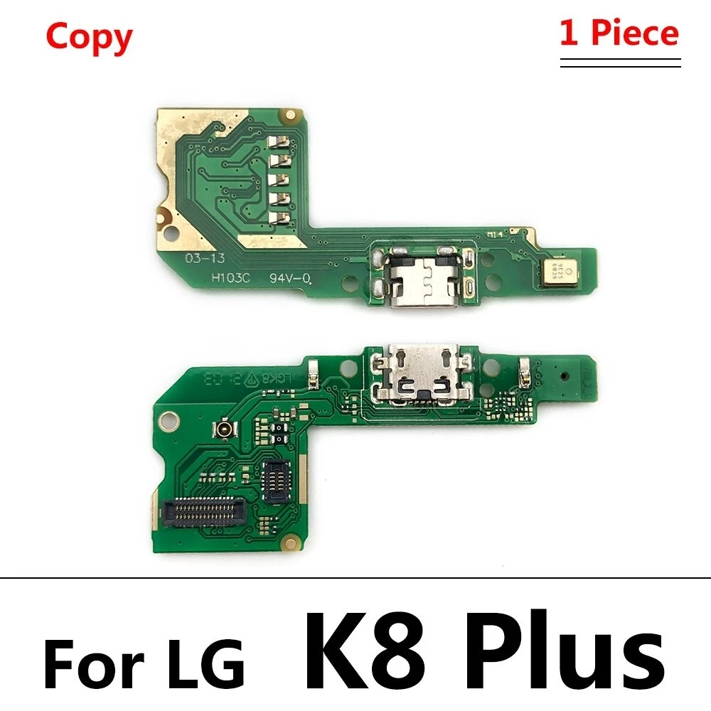 5pcs usb charging connector port board flex cable for lg k8 plus charger port connector mobile phone parts free global shipping
