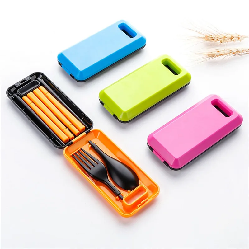 Складная посуда 3 в 1 Экологичная вилка для кемпинга пеших прогулок новый набор