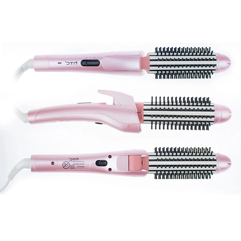 

AIKIN htc Mini Hair Straightener & Curler 2 in 1 Foldable Portable Hair Curler Iron With Combs Styling Tools EU Plug 220V-240V