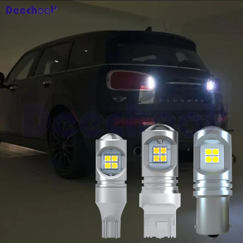 2pc Canbus No Error White LED reverse backup tail light bulb for Mini R50 R52 R53 R55 R56 R57 R58 R59 R61 R60 F54 F55 F56 F57