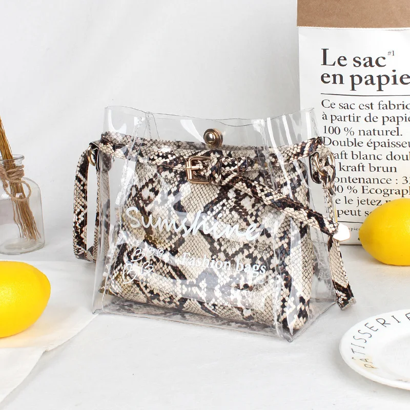 Женская прозрачная сумка элегантная через плечо 2019 | Багаж и сумки