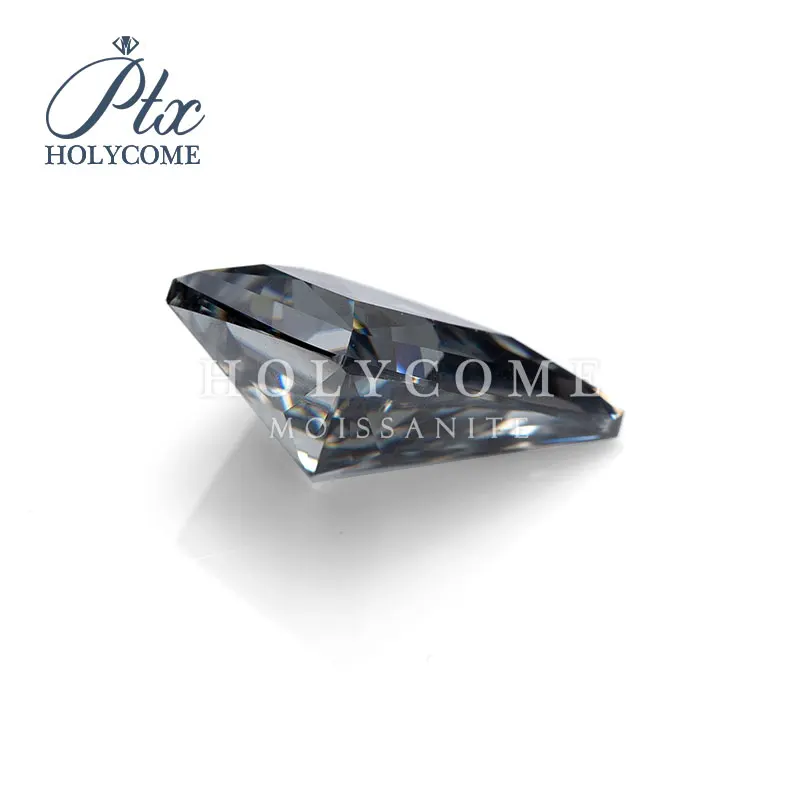 

6X8mm 2020 hot sale Holycome Jewelry Kite Loose Moissanite supplier factory sale wholesale Grey Moissanite Diamond Gemstone