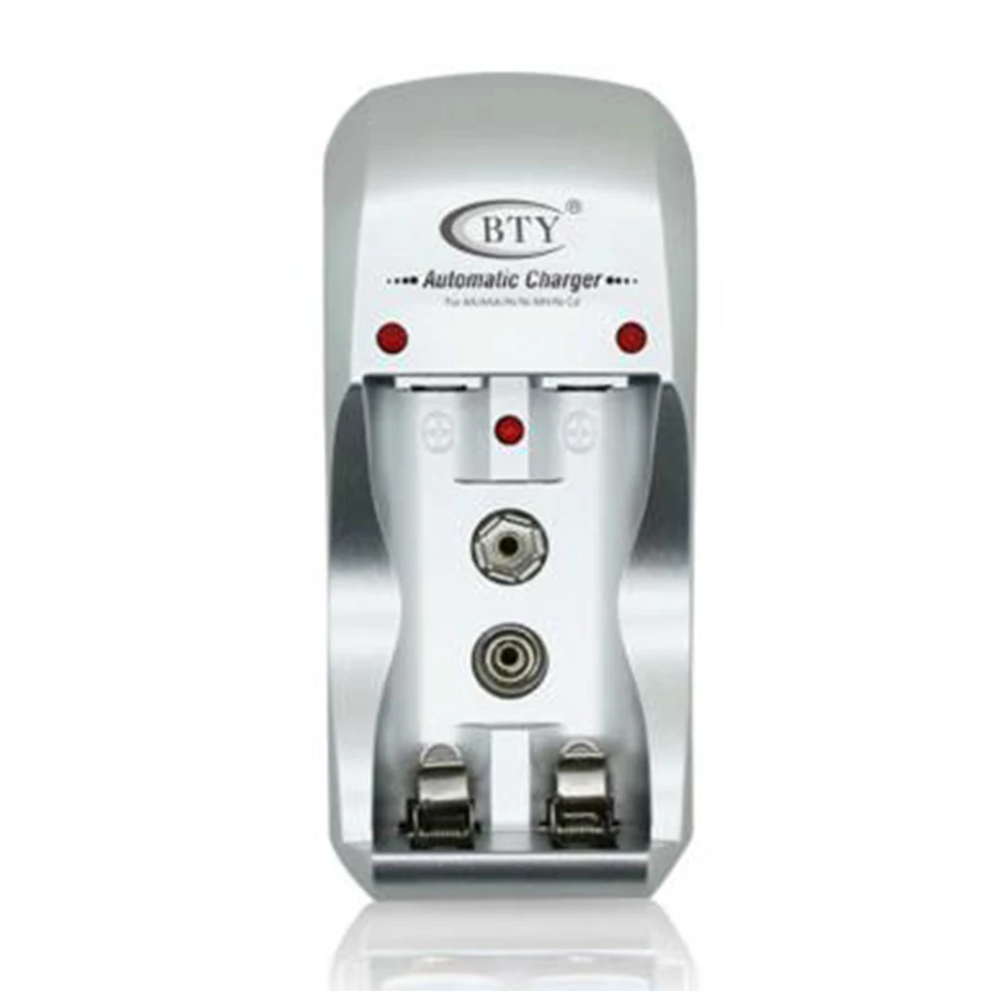 Универсальное зарядное устройство с 2 слотами простое в использовании для AA/AAA 9V