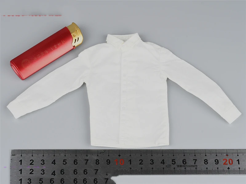 

Модель детской белой рубашки в масштабе 1/6, аксессуары для поделок с фигурками 12 дюймов