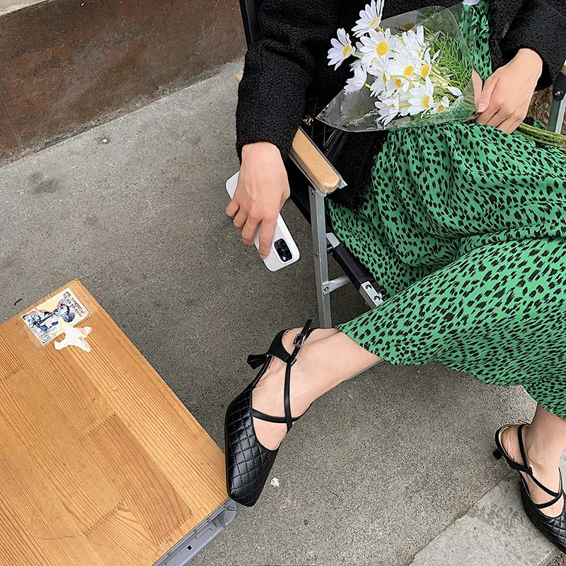 

FEDONAS Square Toe Sandals Women Back Strap Genuine Leather High Heels Pumps For Women Summer Newest Party Casual Shoes Woman