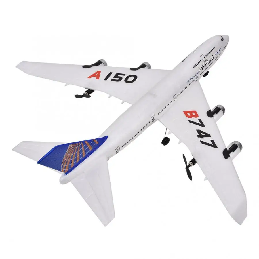RC Aircraft A105 3CH RC Airplane for Boeing B747 Simulation Model Toy Fixed Wing Aeromodelling Outdoor Toys For Boy