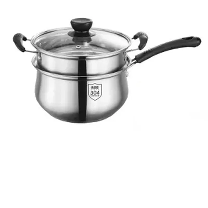 Кастрюля для супа из нержавеющей стали горшок молока антипригарный детского