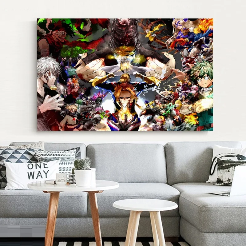 

My Hero Academia anime Poster Art Canvas Poster Room Decor (No Frame)