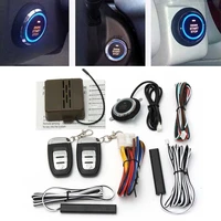 universal automatic keyless entry system car start and stop buttons auto alarm system kit central door lock with remote control