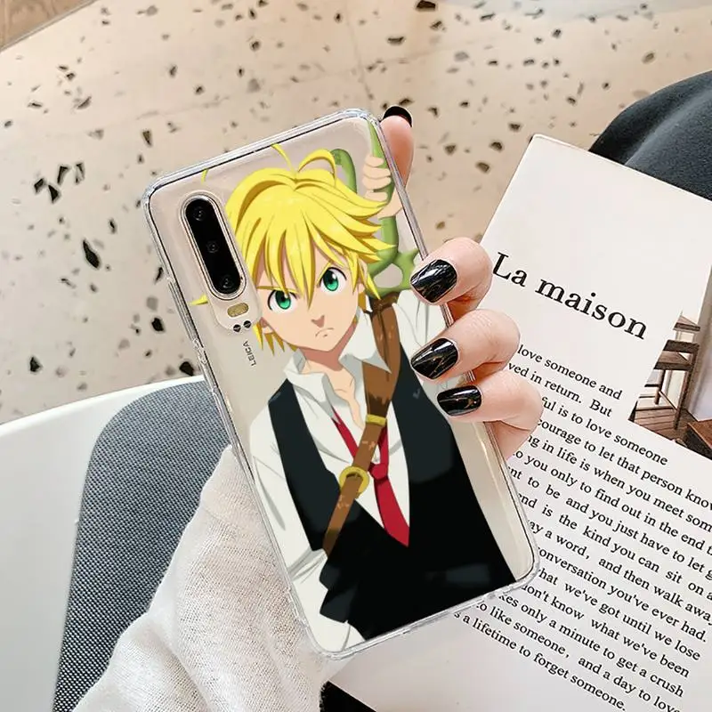 

anime seven deadly sins Phone Cases Transparent for Samsung A71 S9 10 20 HUAWEI p30 40 honor 10i 8x xiaomi note 8 Pro 10t 11