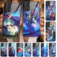 yinuoda 12star sign leo libra scorpio new arrived high quality tempered glass case phone for samsung galaxy a51 a71 a60 a70s a70