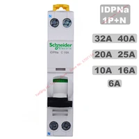 schneider electric mcb circuit breaker air switch 18mm small mini 2p idpna 1pn ac 10a 16a 20a 25a 32a 40a disjoncteur miniature