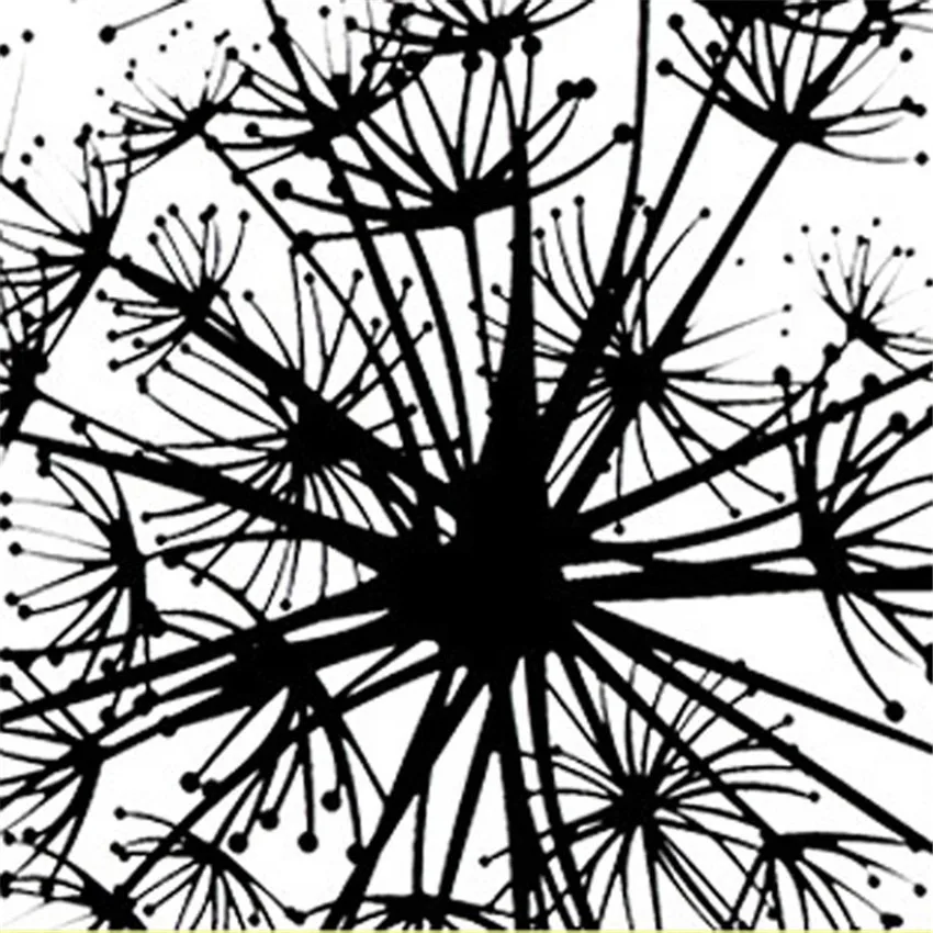 Черная креативная искусственная кожа из ПВХ большой цветок растение дерево