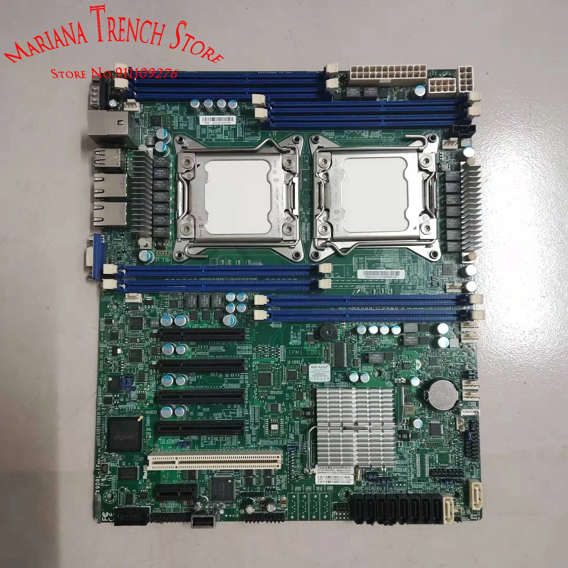 

X9DRL-iF for Supermicro Motherboard LGA2011 Xeon E5-2600 V1/V2 Family ECC DDR3 8x SATA2 and 2x SATA3 Ports