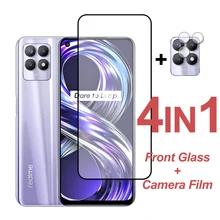 Protective Glass On Realme 8i Full Cover Tempered Glass Narzo 30 30A 50A 50i 8 Pro Screen Protector Realme 8i 8S 5G Camera Film